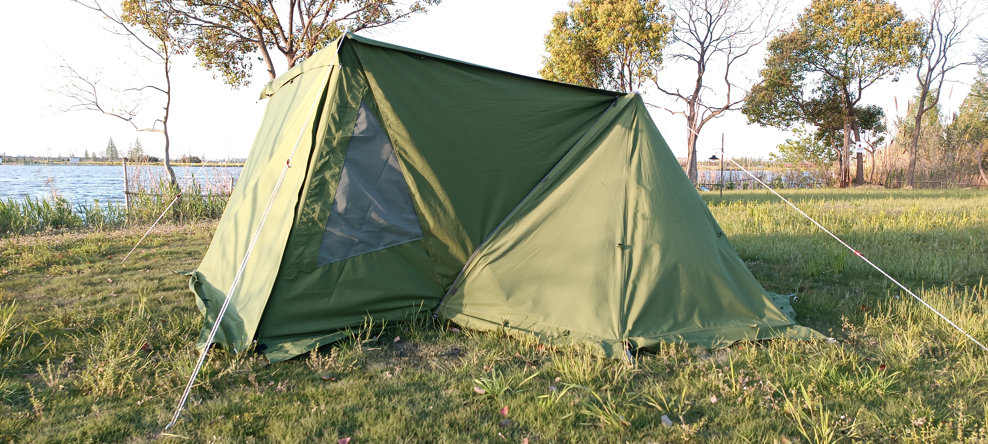 形状パップテント軍幕Soomloom Military tent X-large + 専用ドアパネル