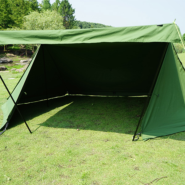 USパップテント（シェルターハーフ）軍幕 テント キャンプ ミリタリー 