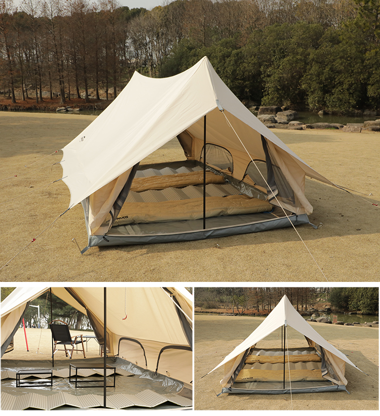 公式]SOOMLOOM official shop / Soomloom ロッジ型テント 4人用テント 